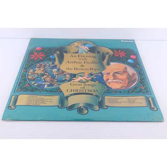 An Evening w/Arthur Fielder & The Boston Pops Great Songs of Christmas LP Record - Picture 4 of 6